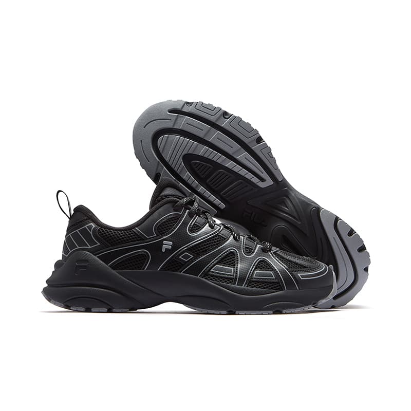 Кроссовки FILA FUSION PATH Track Shoes Низкие массивные кроссовки Мужские Серый Рыба Черный - изображение 7