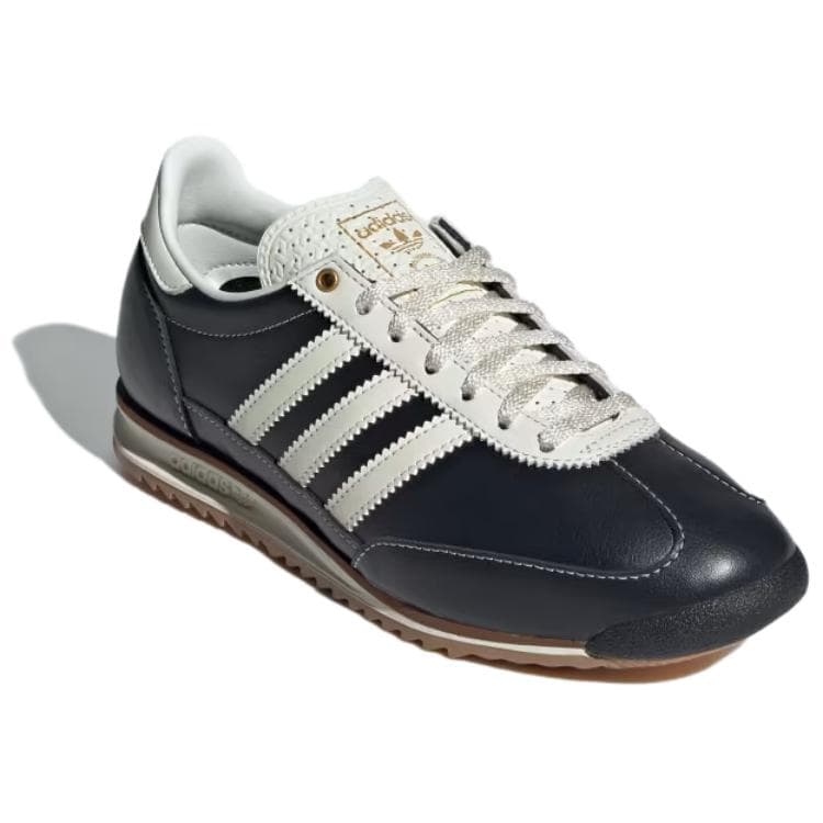 Кроссовки для бега Adidas Originals SL 72 Противоскользящие устойчивые к истиранию низкие беговые кроссовки женские черно-белые - изображение 3