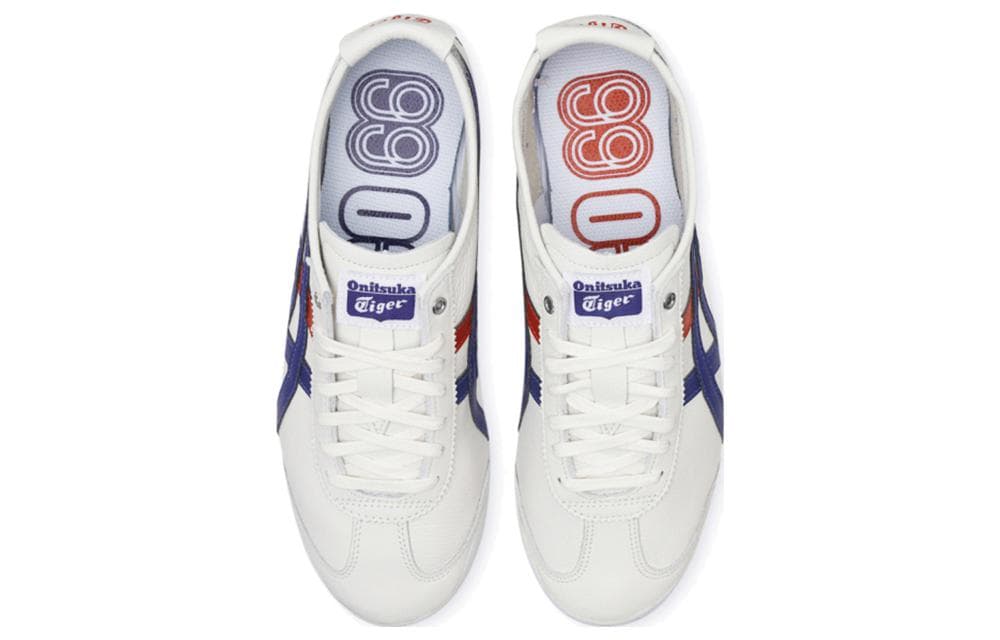 Кроссовки для бега Onitsuka Tiger Mexico 66 White Blue - изображение 4