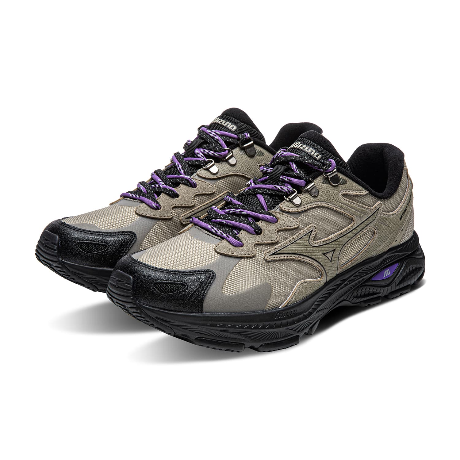Кроссовки для бега Mizuno Racer S Лоу-топы Беговые кроссовки Унисекс Хаки - изображение 3