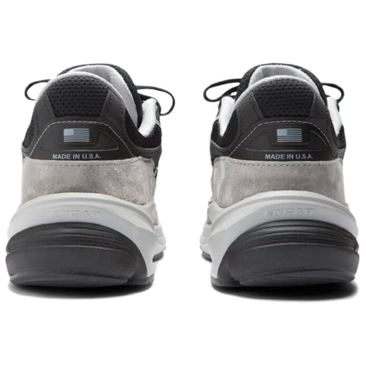 Кроссовки для бега New Balance NB 990 V6 Устойчивые к истиранию Низкие Повседневные Беговые Кроссовки Мужские Черные Серые - изображение 5