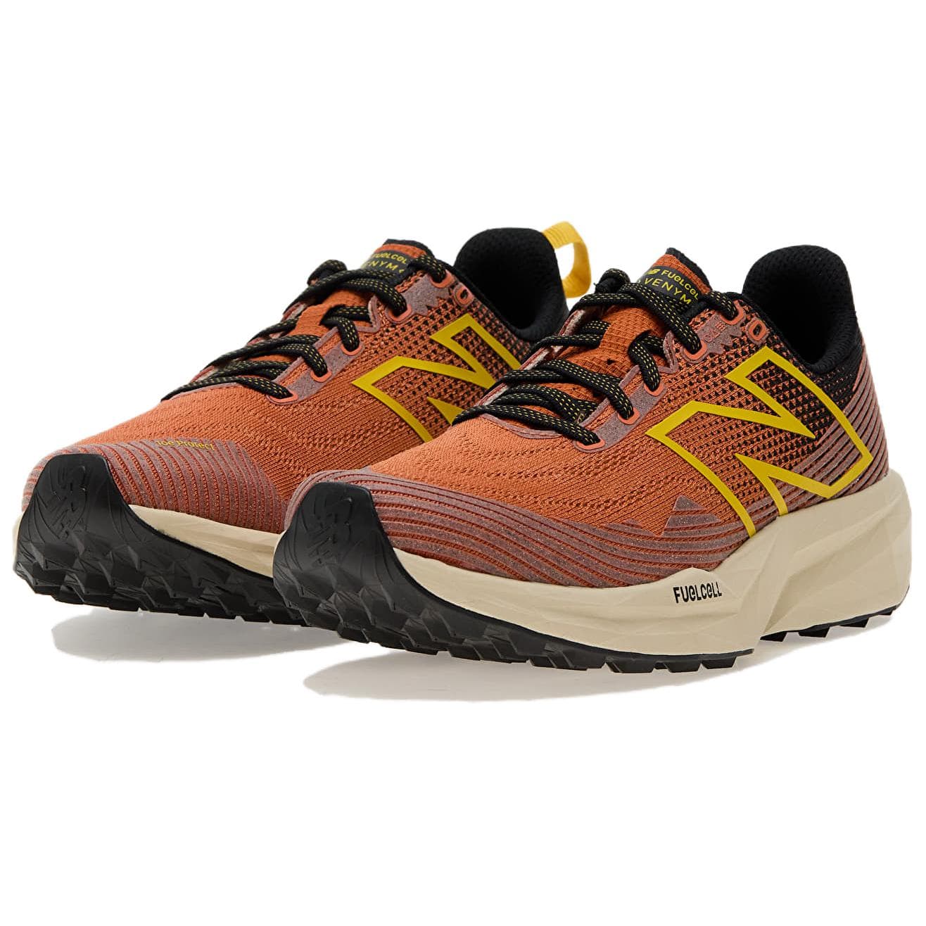 Кроссовки для бега New Balance Низкие Кроссовки для Беговых Пути Мужские Имбирно-Желтые - изображение 3