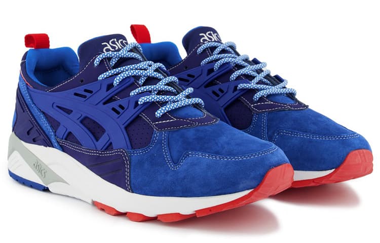 Кроссовки для бега Mita x Asics Gel-Kayano Trainer Evo Blue - изображение 3
