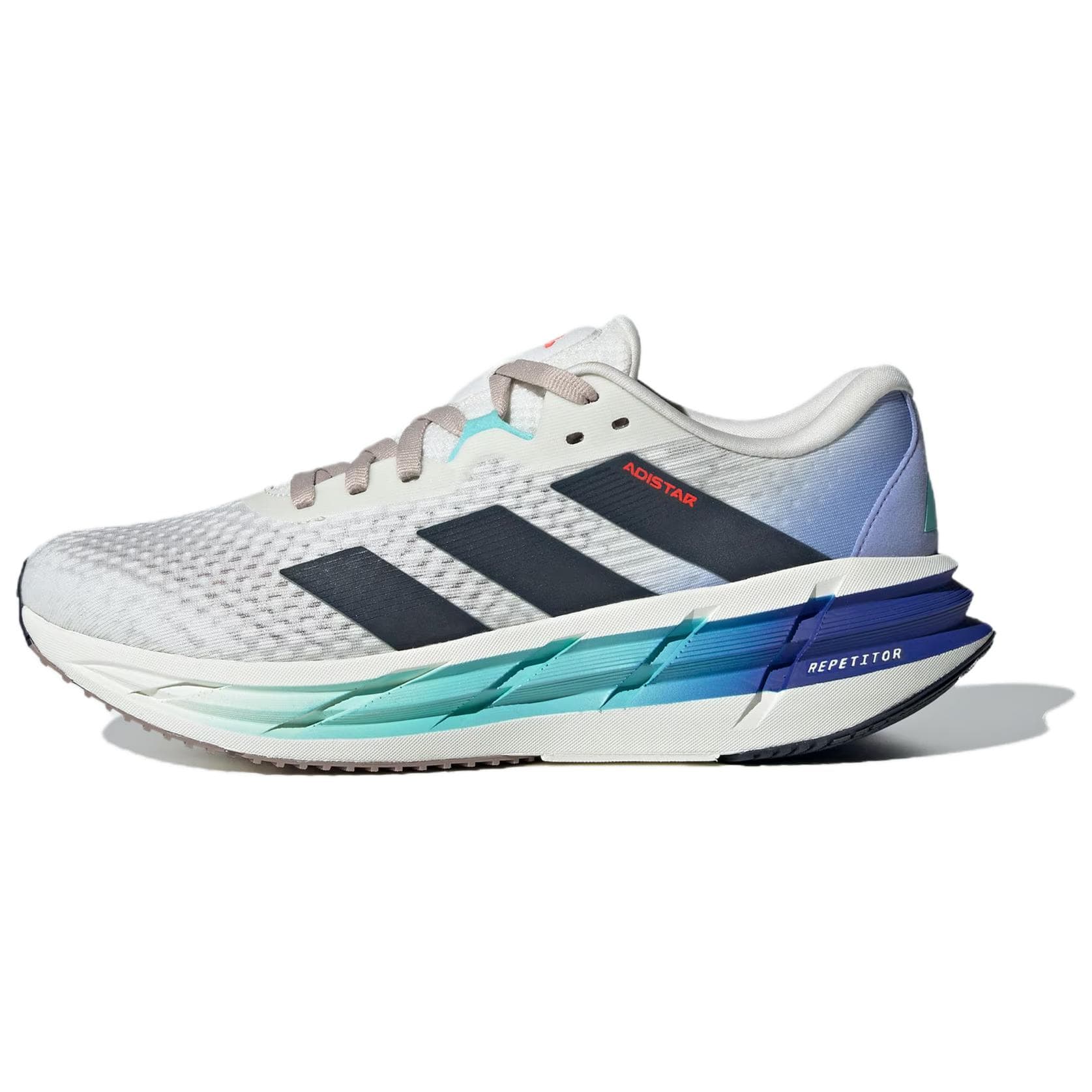Кроссовки для бега Adidas ADISTAR 3 Устойчивая к истиранию Низкая Обувь для повседневных тренировок бег на длинные дистанции мужская белая - изображение 1