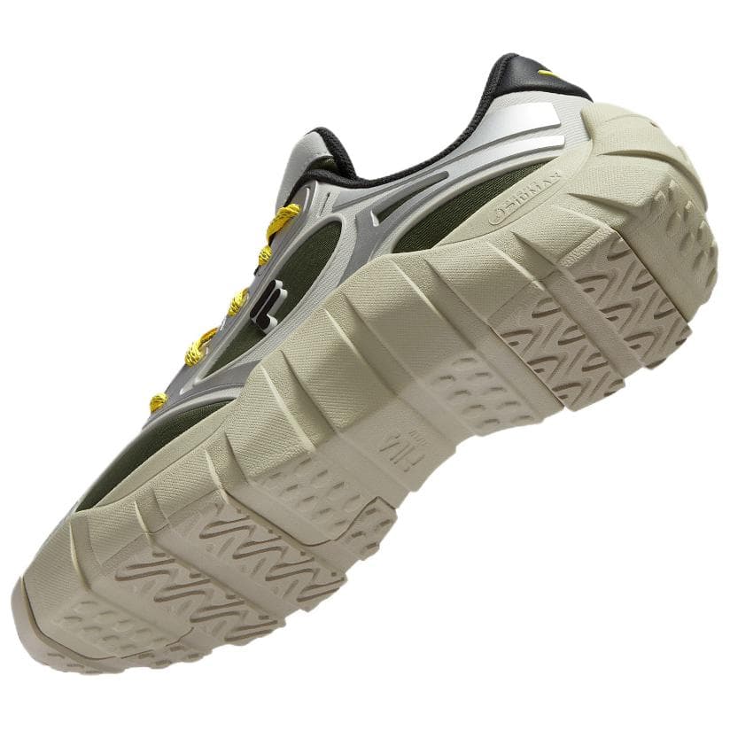 Кроссовки FILA FUSION BONE DX Vertebra Shoes Устойчивые к истиранию Дышащая Низкий верх Повседневная обувь Мужская Зеленая Серый - изображение 5