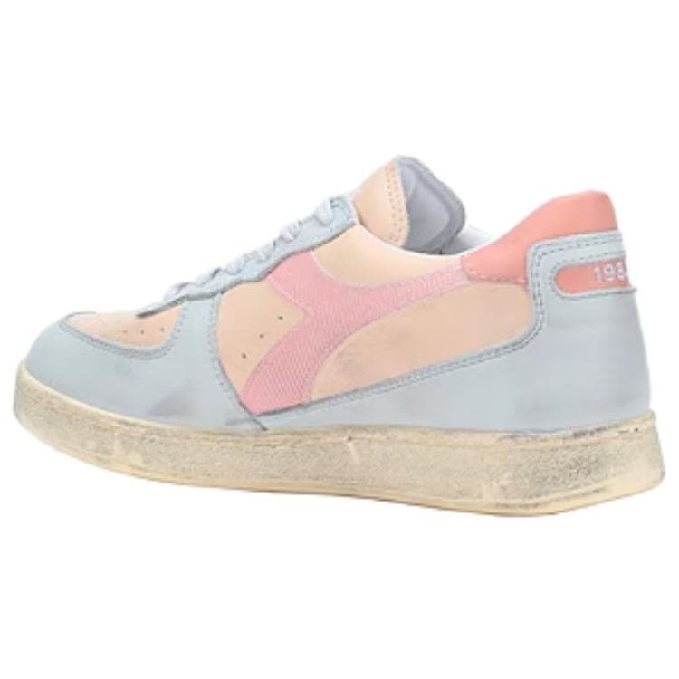 Кроссовки Diadora Mi Basket Low Топ Скейтборд Обувь Мужская Бежево-Синяя - изображение 4