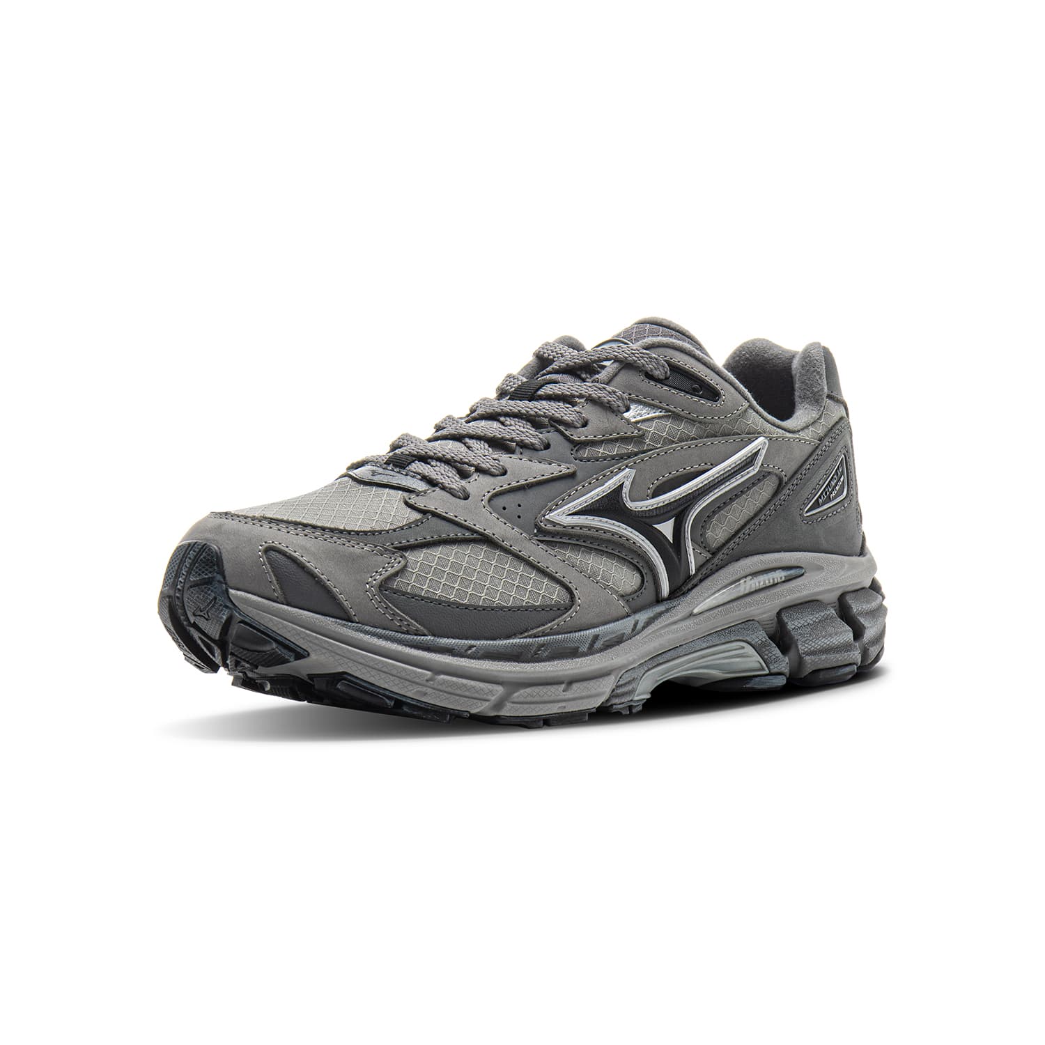Кроссовки для бега Mizuno LG Premium Удобные Аbrasion-Resistant Низкие Беговые Кроссовки Унисекс Акулий Серый - изображение 2
