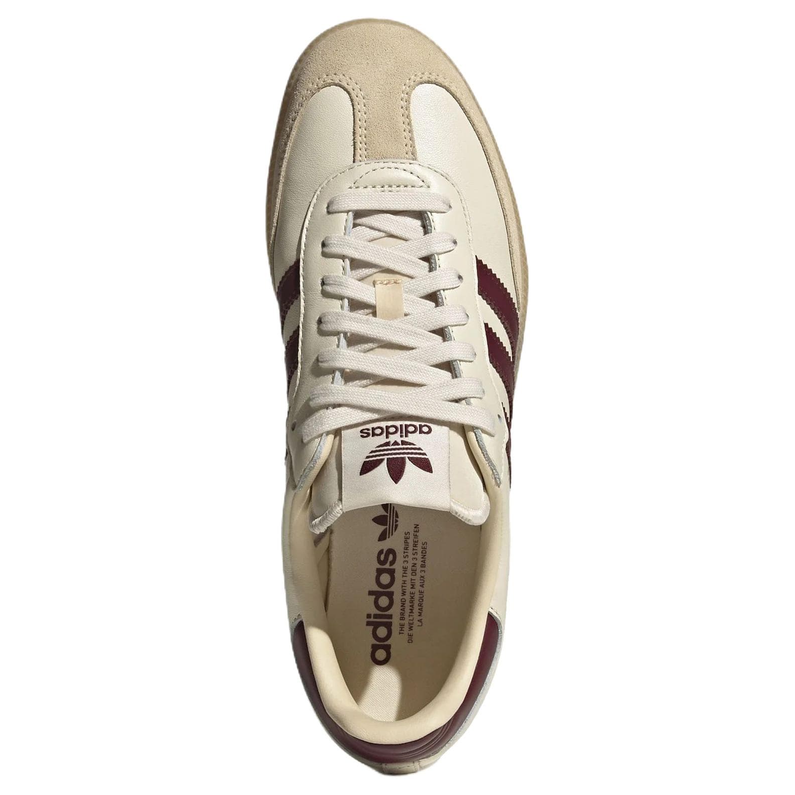 Кроссовки Adidas Originals Samba OG Low Топ Скейтборд Обувь Унисекс Бежевый - изображение 5