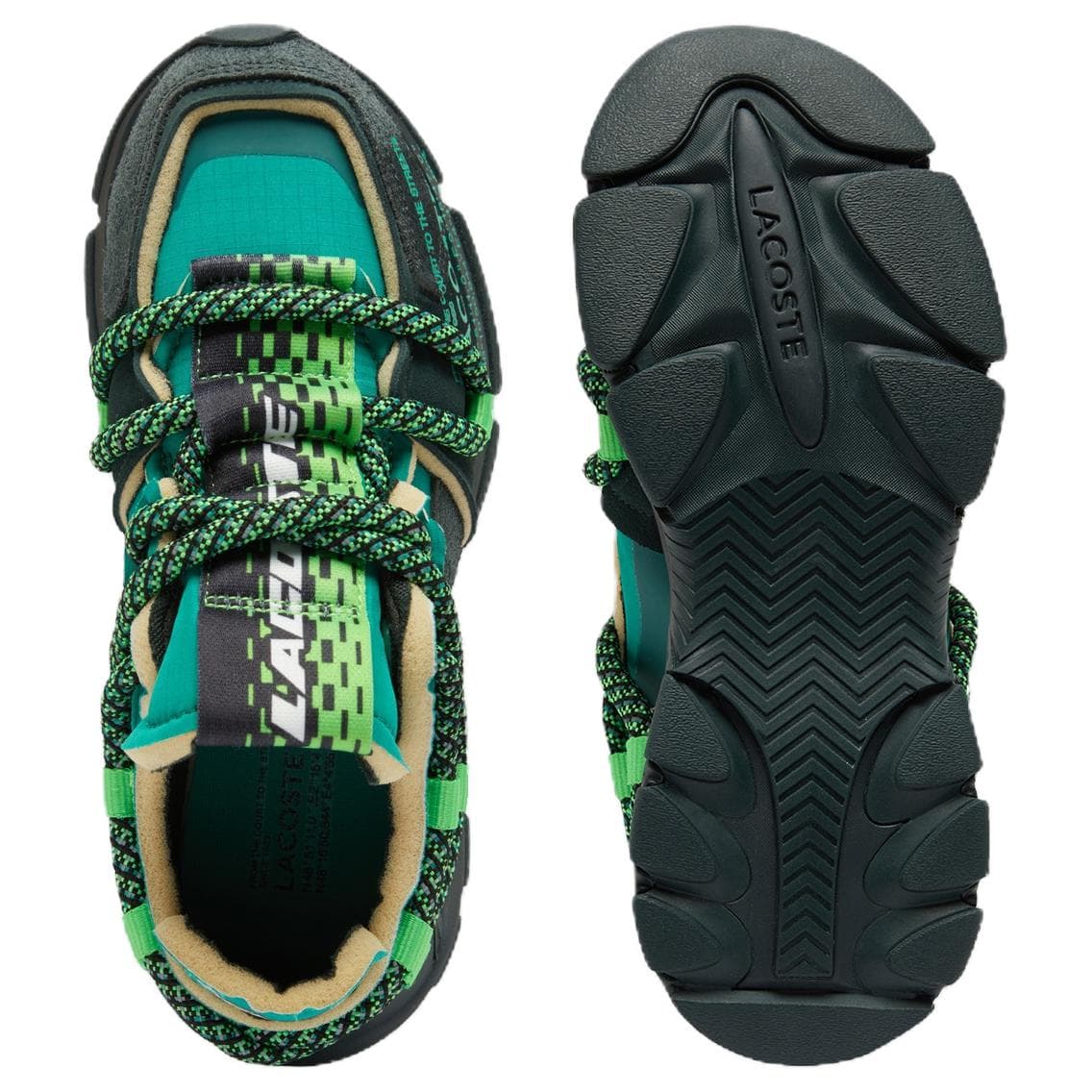 Кроссовки LACOSTE L003 Active Runway Low Casual Shoes Женские Зеленые - изображение 5