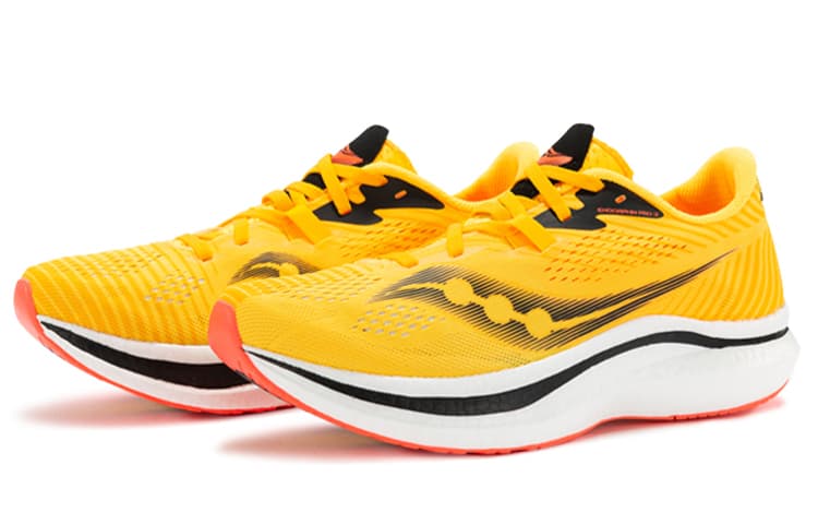Кроссовки для бега Saucony Endorphin Pro 2 Yellow Red - изображение 3