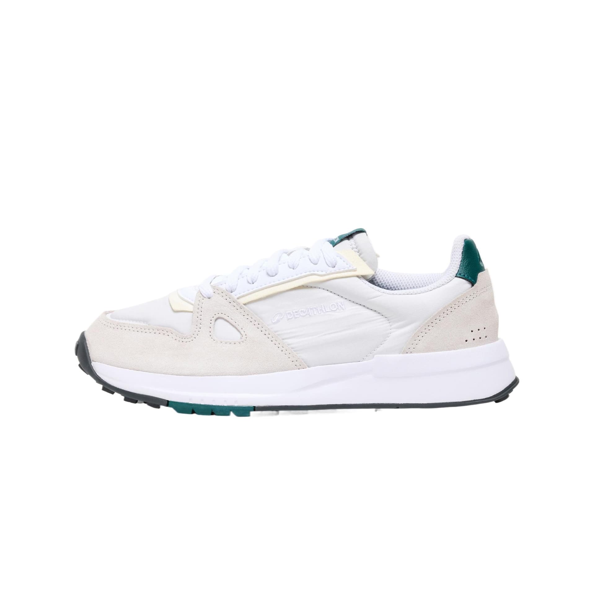 Кроссовки для бега DECATHLON Retro Run 70 Low Топ Повседневные беговые кроссовки Женские Снег - изображение 1