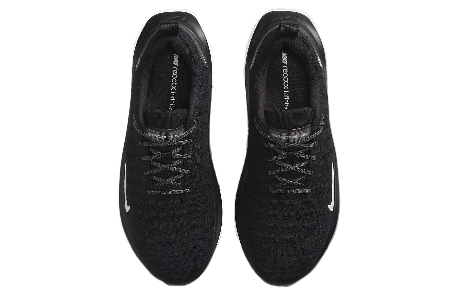 Кроссовки для бега Nike React Infinity Run Flyknit 4 Black White - изображение 3