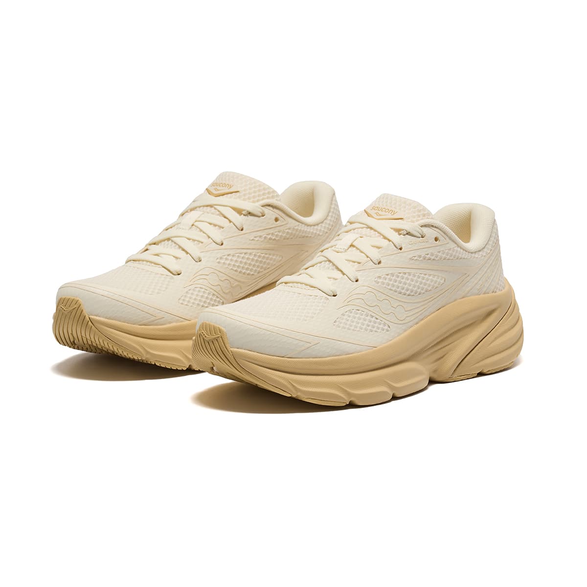 Кроссовки для бега Saucony Guard AMR Низкие Повседневные Беговые Кроссовки Женские Бежевые - изображение 3