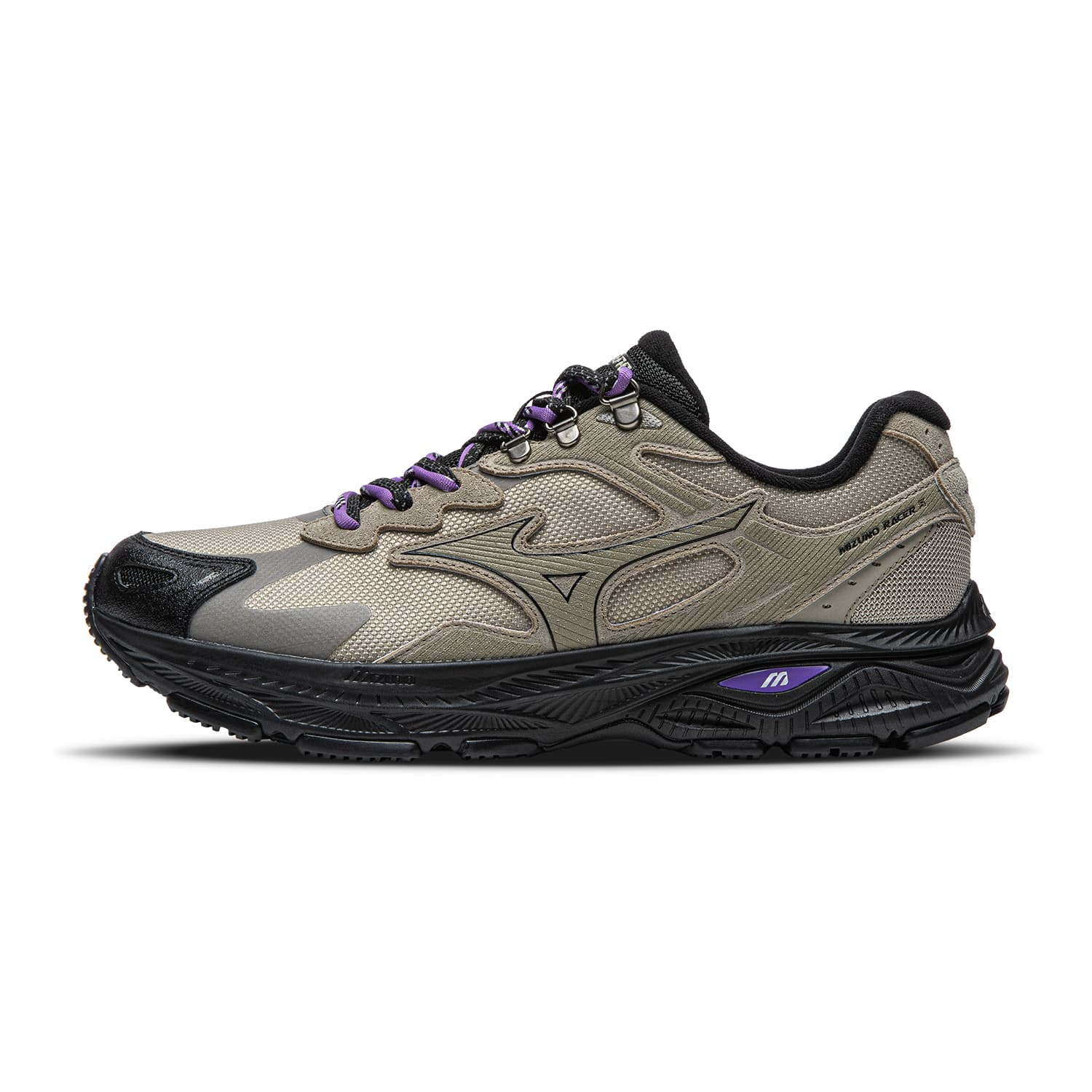 Кроссовки для бега Mizuno Racer S Лоу-топы Беговые кроссовки Унисекс Хаки - изображение 1
