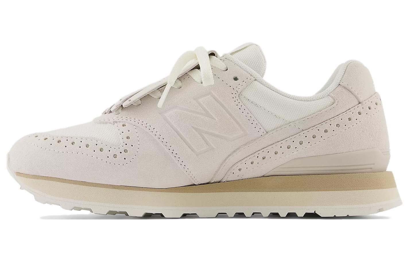 Кроссовки для бега New Balance Амортизация Низкие Беговые Кроссовки Женские Бежевые Белые Коричневые - изображение 1