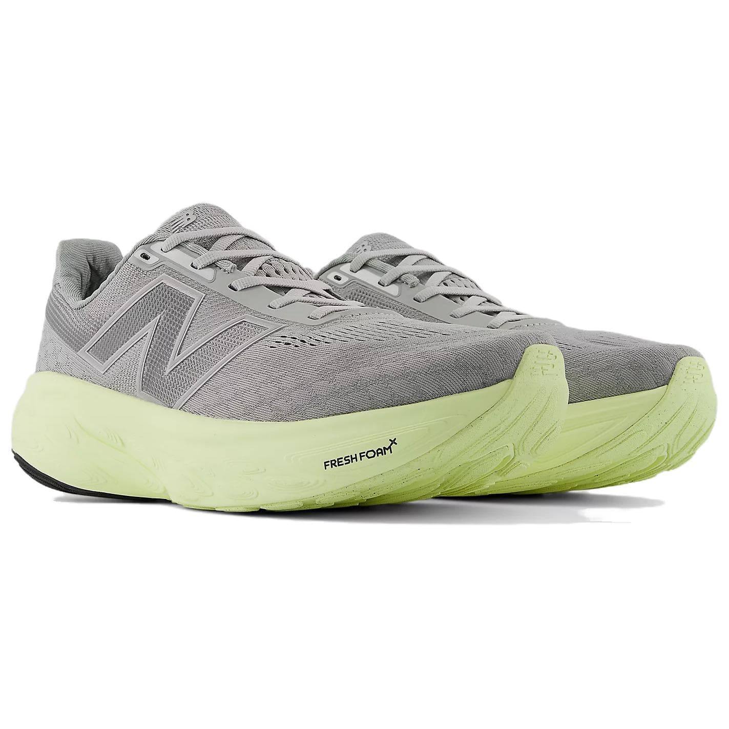Кроссовки для бега New Balance Fresh Foam X 1080 v14 Low Топ Беговые кроссовки Мужские Серый Зеленый - изображение 3