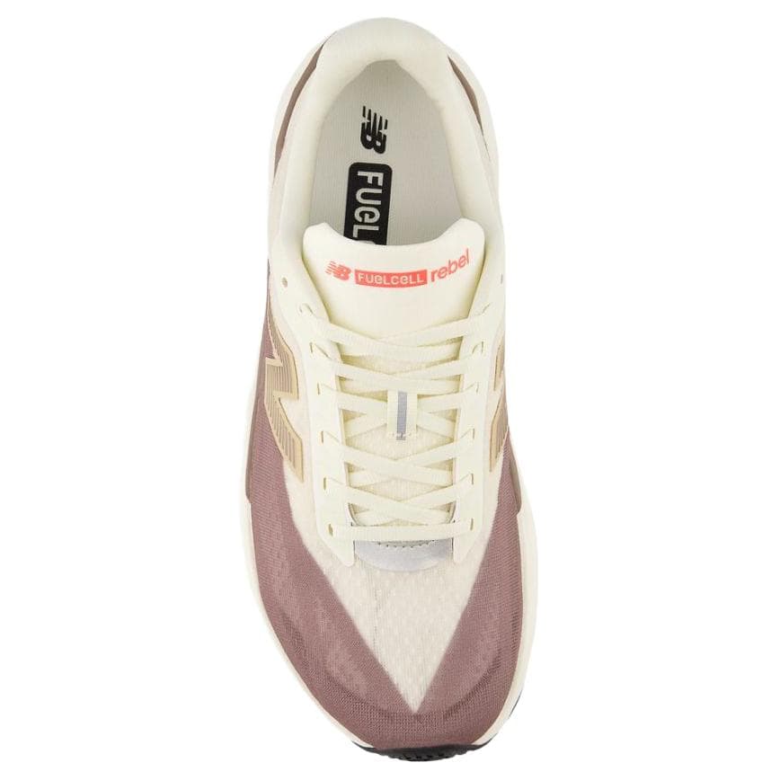 Кроссовки для бега New Balance FuelCell Rebel V5 Устойчивые к истиранию низкие беговые кроссовки унисекс бежево-коричневые - изображение 4