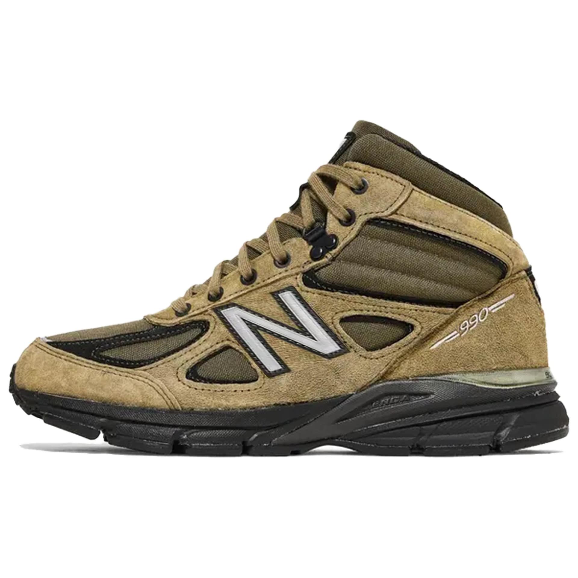 Кроссовки для бега New Balance NB 990 V4 High Топ Беговые кроссовки Мужские Коричневые - изображение 1