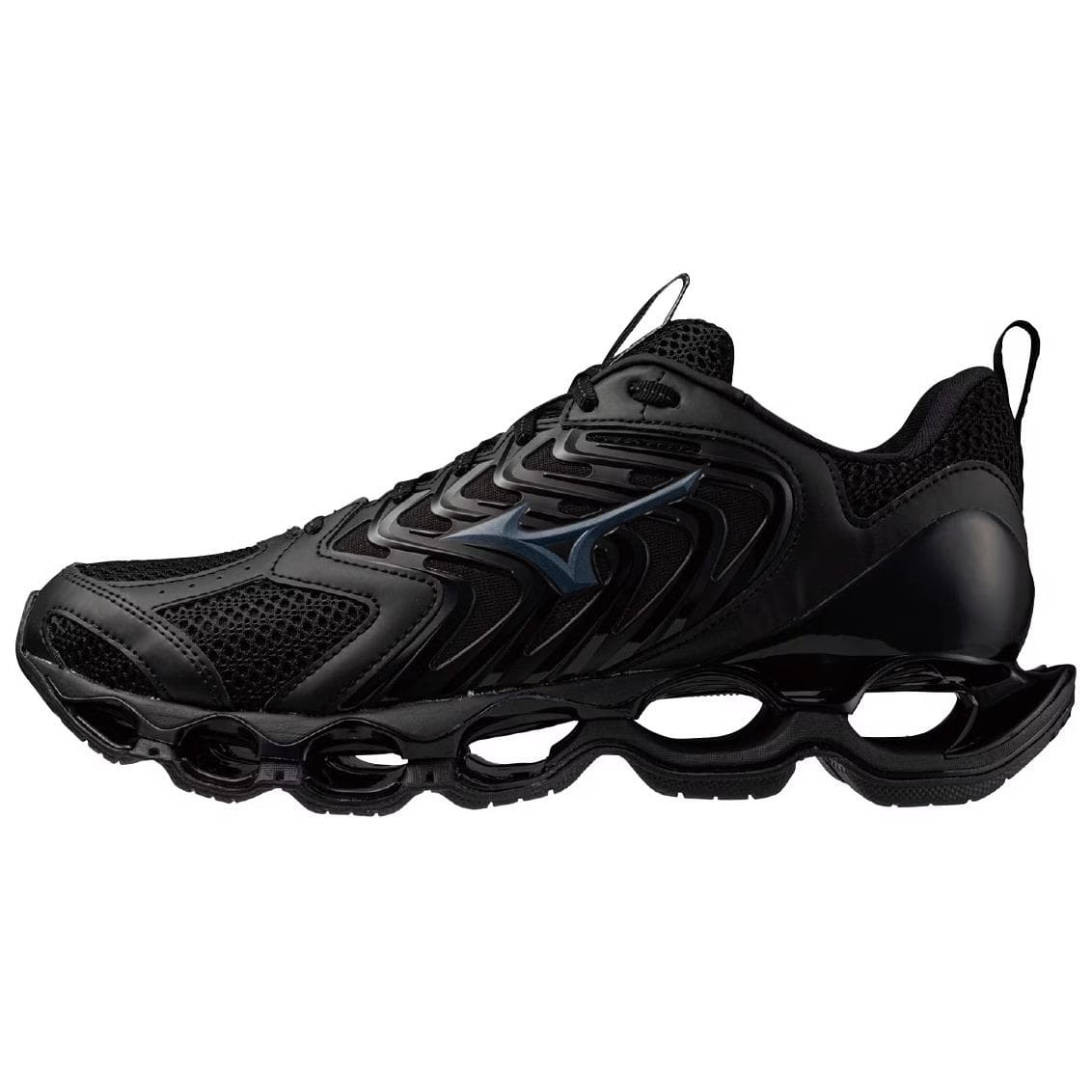 Кроссовки для бега Mizuno Wave Prophecy 14S Сетчатая ткань синтетическая кожа низкий топ беговые кроссовки мужской черный - изображение 1