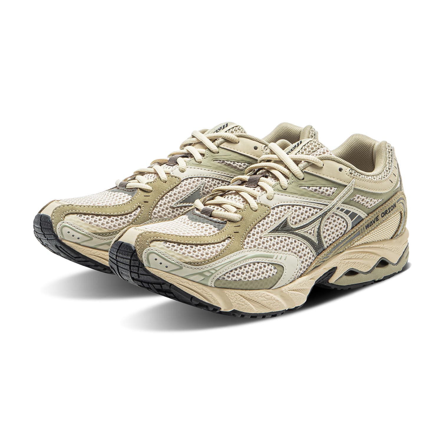 Кроссовки для бега Mizuno WAVE ORION Мода Текстиль Синтетическая Кожа Коровья Кожа Спилок Противоскользящий Устойчивый к Износу Дышащий - изображение 3