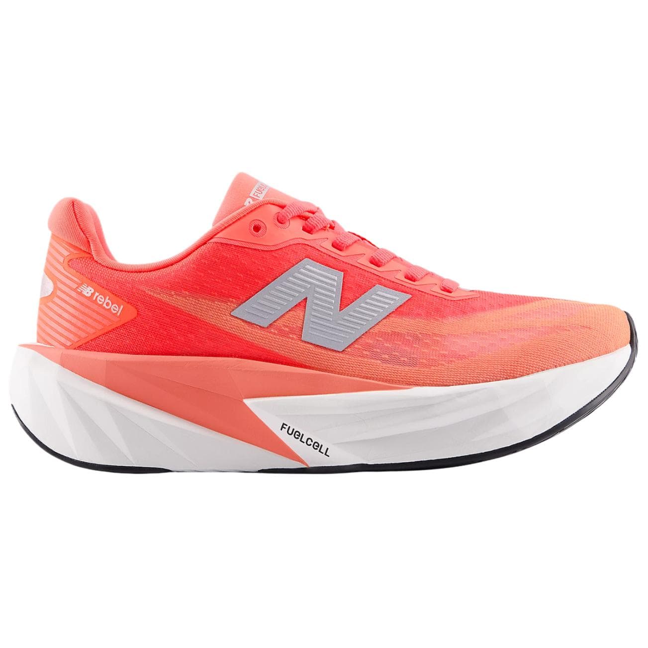 Кроссовки для бега New Balance FuelCell Rebel V5 Амортизация Износостойкие Низкие Беговые Кроссовки Женские Красные Белые - изображение 2