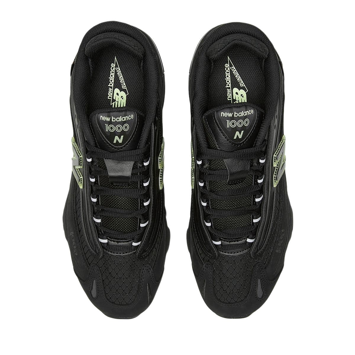 Кроссовки для бега New Balance NB 1000 Low Топ ABZORB Амортизация Повседневные Беговые Кроссовки Унисекс Черные - изображение 4
