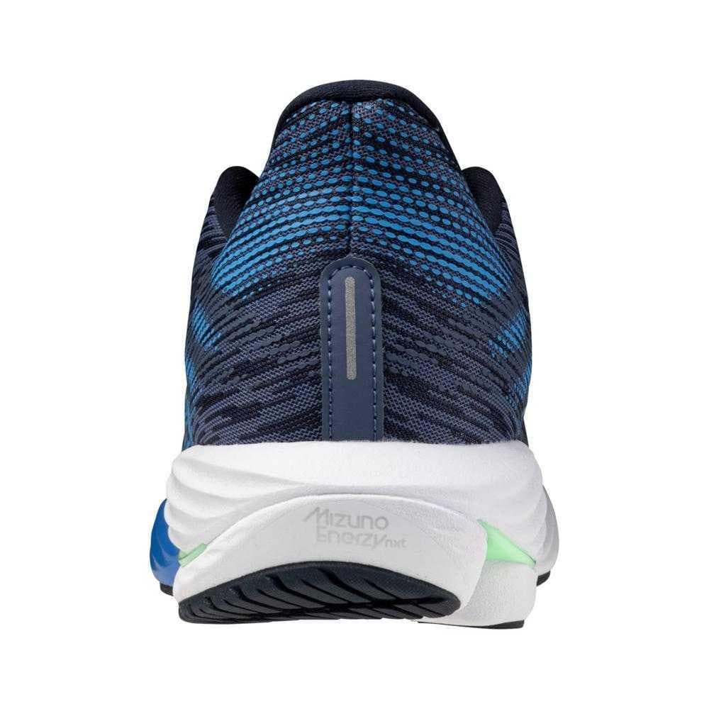 Кроссовки для бега Mizuno Wave Rider 28 Модный противоскользящий низкий топ беговые кроссовки мужские винтажная модель индиго - изображение 6
