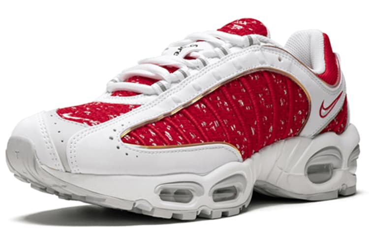 Кроссовки для бега Supreme x Nike Air Max Tailwind 4 Red White - изображение 2