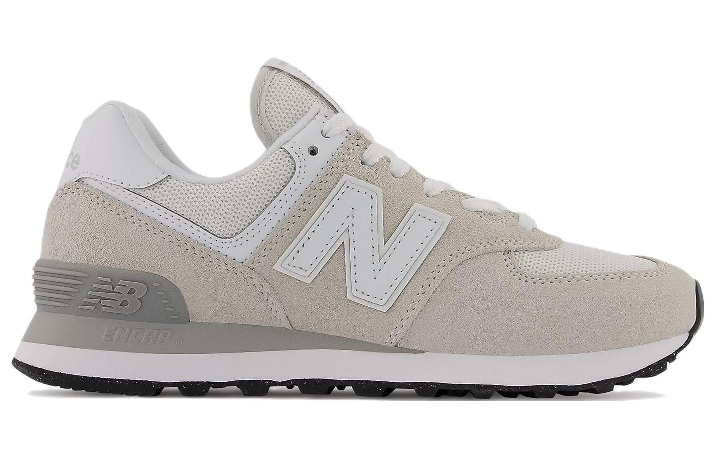 Кроссовки для бега New Balance 574 Light Grey White - изображение 2