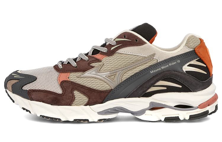 Кроссовки для бега Mizuno Rider 10 Grey Black - изображение 1
