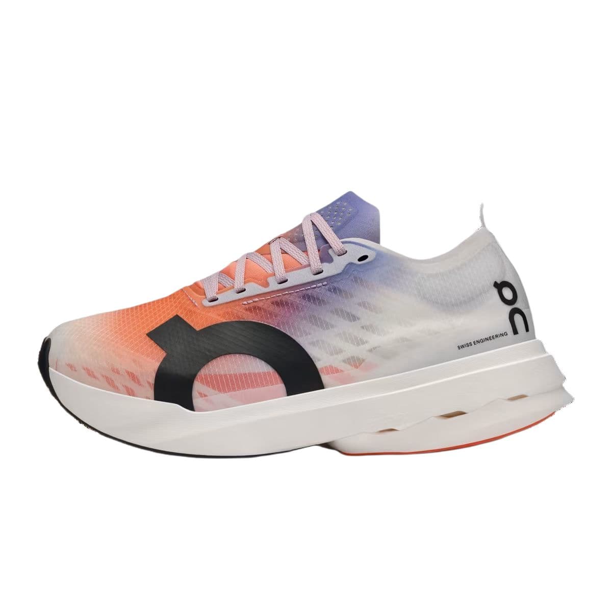 Кроссовки для бега On Cloudboom Strike White Orange
