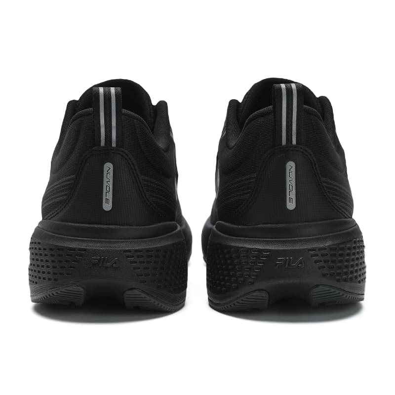 Кроссовки для бега FILA NUVOLE 3 Текстиль Синтетическая кожа Дышащий Низкий верх Беговые кроссовки Мужской Черный - изображение 4