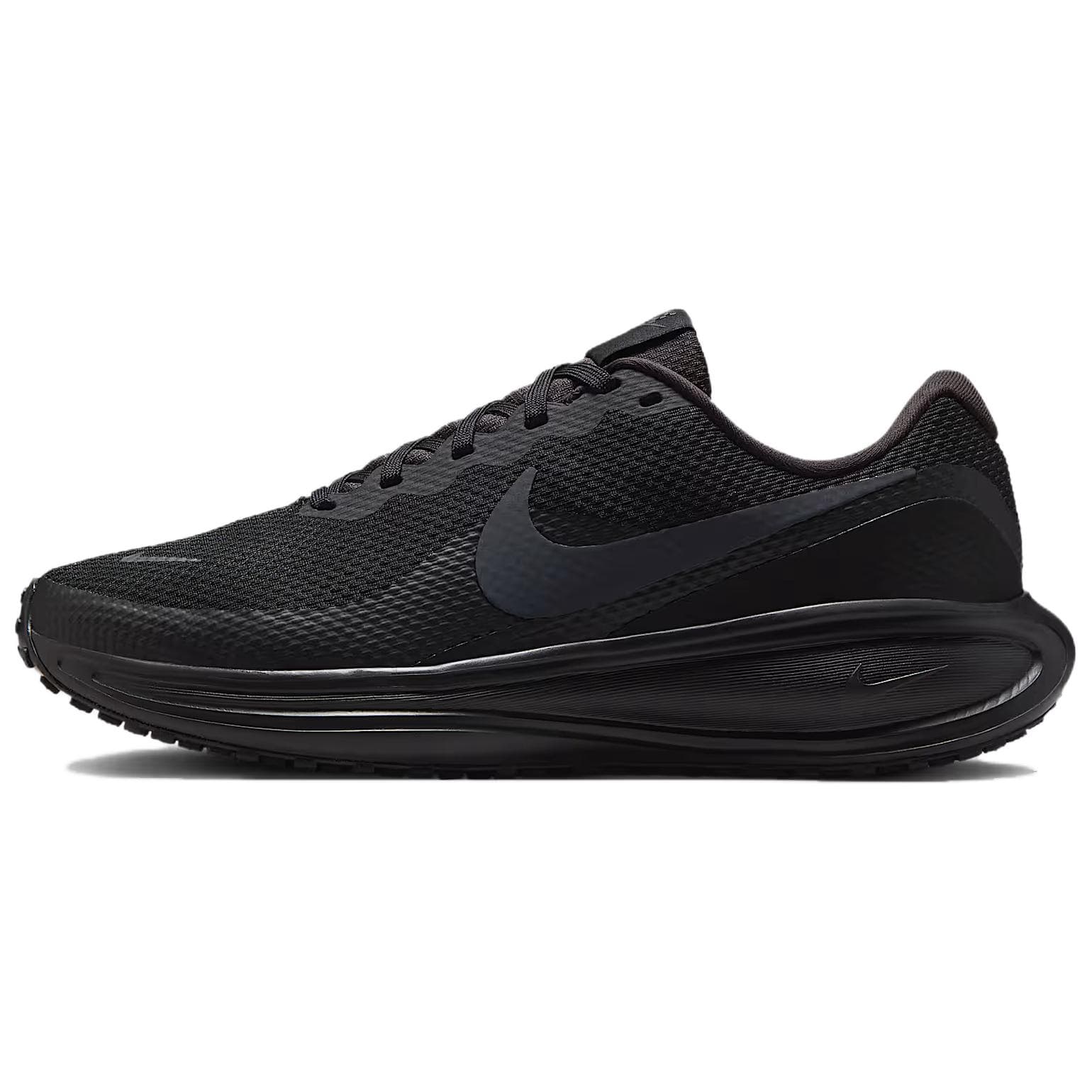 Кроссовки для бега NIKE REVOLUTION 8 Дышащий Low Топ Повседневный Бег на длинные дистанции Спринт Беговые кроссовки Женские Черный - изображение 1