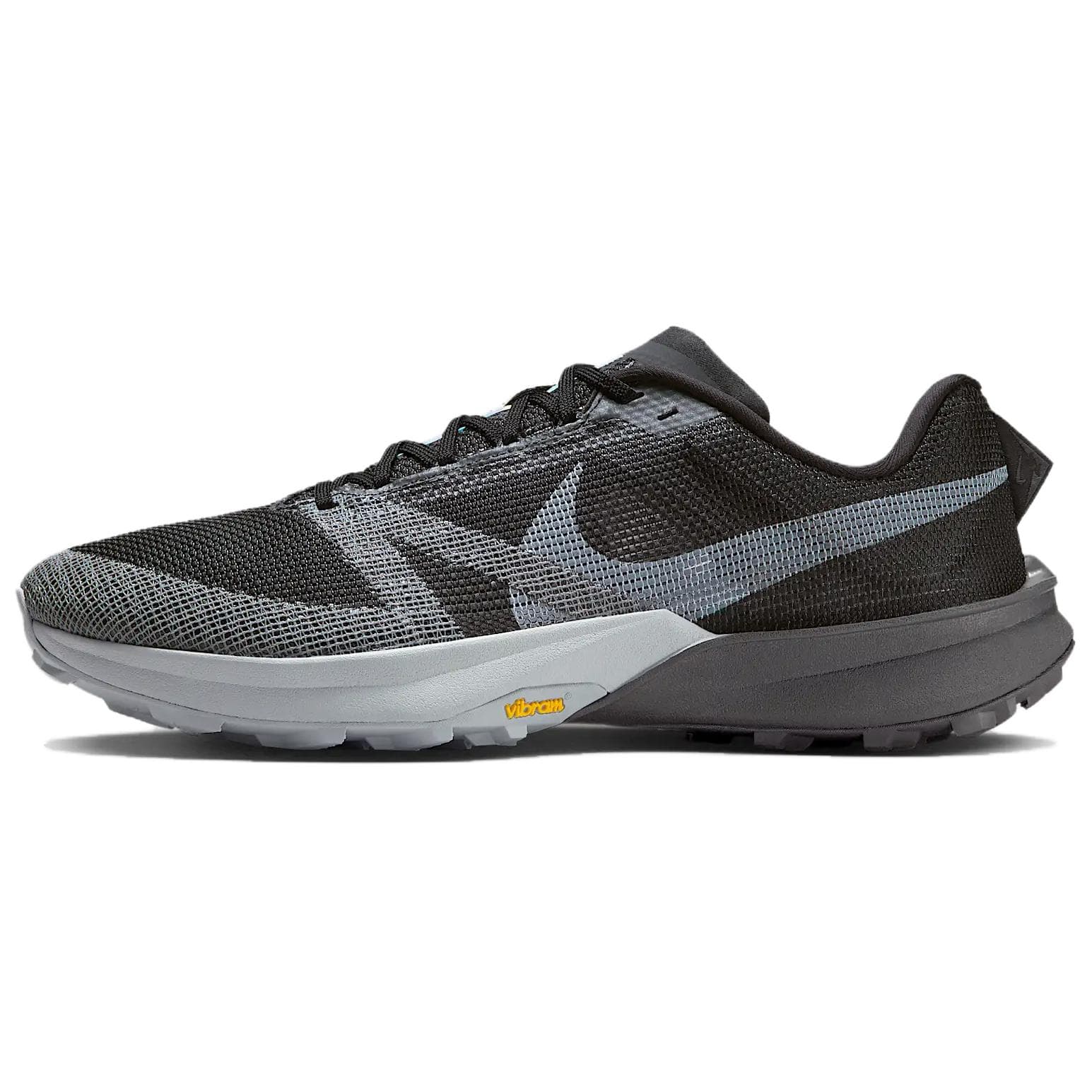 Кроссовки для бега Nike Kiger 10 Противоскользящие Низкие Повседневные Беговые Кроссовки Мужские Черные Серые - изображение 1