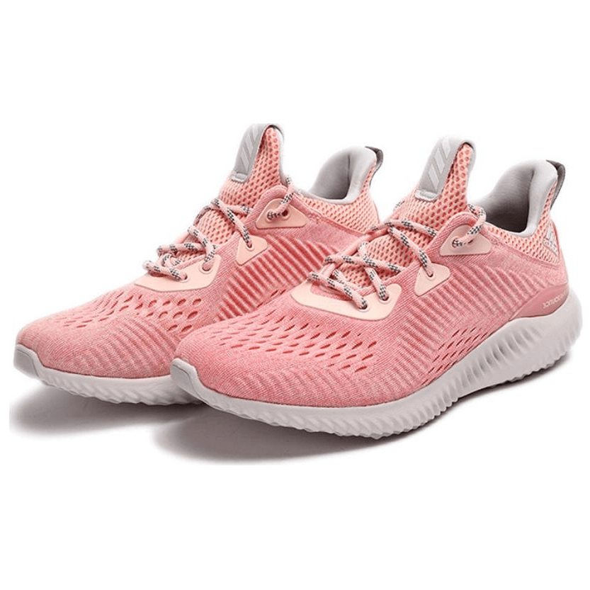 Кроссовки для бега Adidas Противоскользящие Износостойкие Низкие Беговые Кроссовки Женские Светло-Розовые - изображение 3