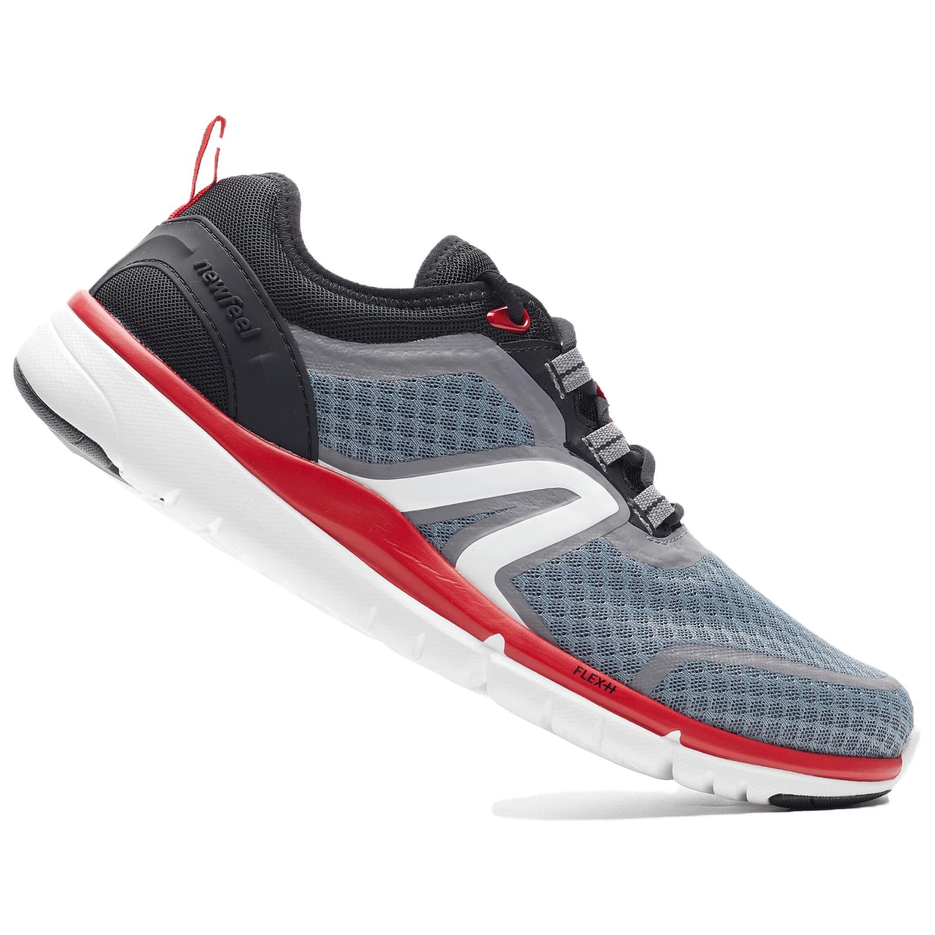 Кроссовки для бега DECATHLON Soft 540 Противоскользящие Износостойкие Дышащие Низкие Беговые Кроссовки Мужские Серый Черный - изображение 3