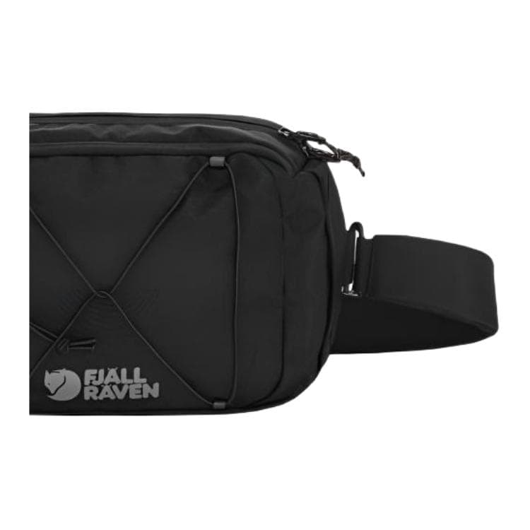 Поясная сумка Fjallraven Полиэстеровая ткань Сумка через плечо поясная сумка (бандана) Унисекс Черная - изображение 3