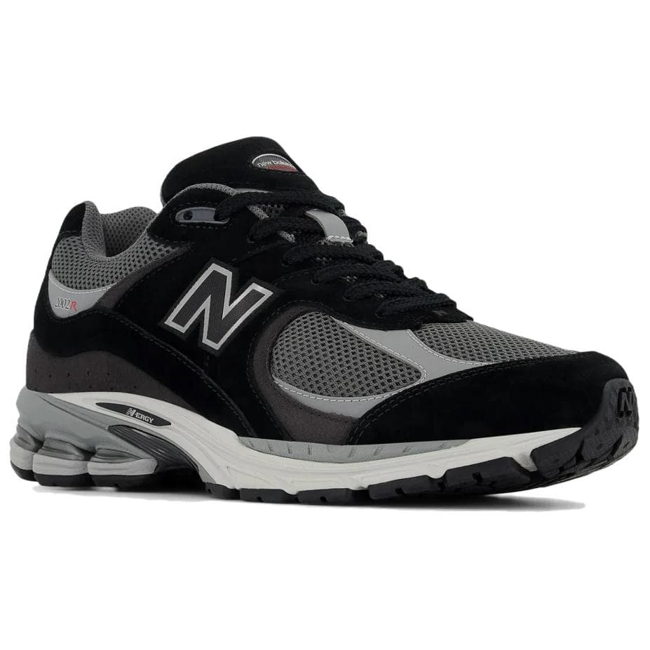 Кроссовки для бега New Balance NB 2002 Устойчивые к истиранию Низкие Повседневные Беговые Кроссовки Унисекс Черный Серый - изображение 3