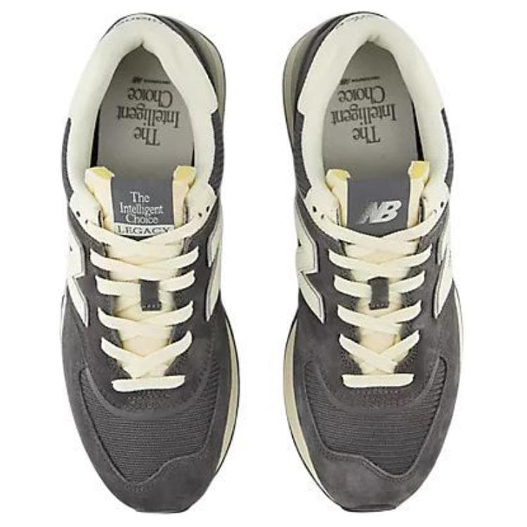 Кроссовки для бега New Balance 574 Legacy Текстиль Свинская кожа Низкие кроссовки для бега по пересеченной местности Унисекс Серый - изображение 4