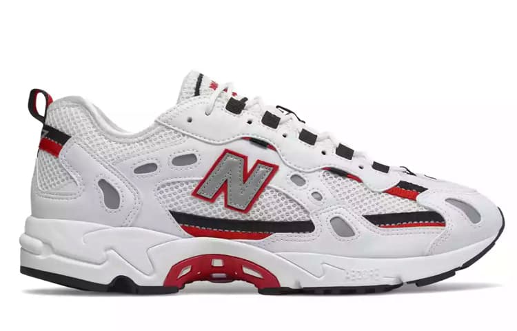 Кроссовки для бега New Balance 827 White Black Red - изображение 2