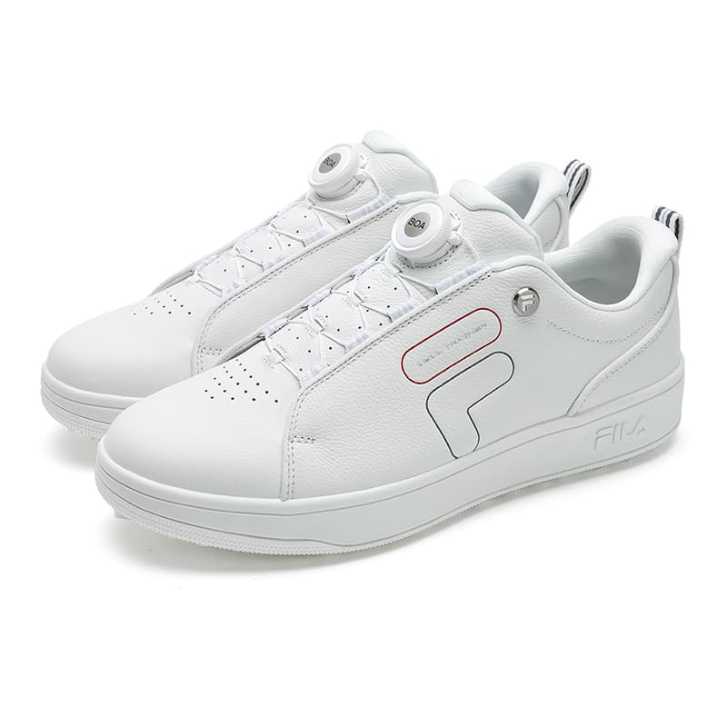 Кроссовки для гольфа FILA GF 1911 Trainer Low Топ Обувь для гольфа Мужская Ярко-белая - изображение 3