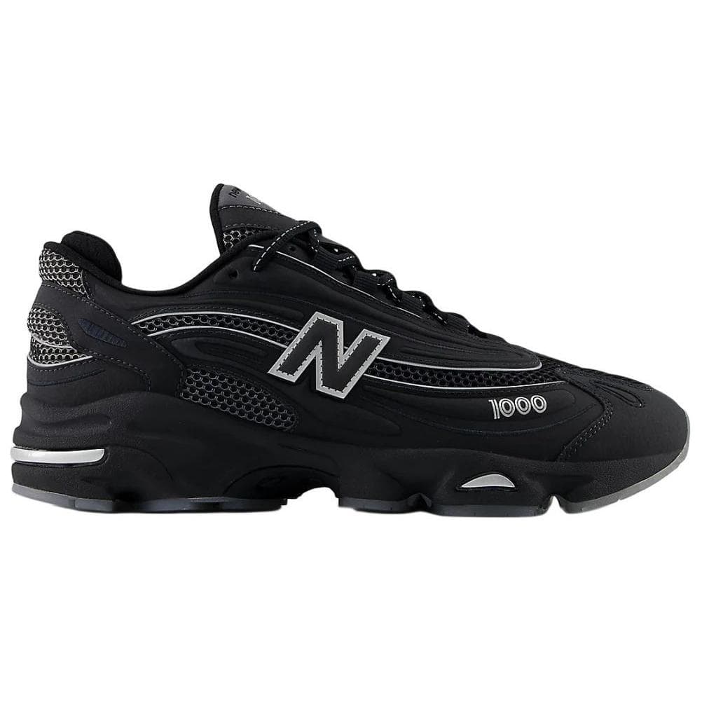 Кроссовки для бега New Balance NB 1000 Дышащий Низкий Топ Повседневные Городские Беговые Кроссовки Унисекс Черный Широкий Формат - изображение 2