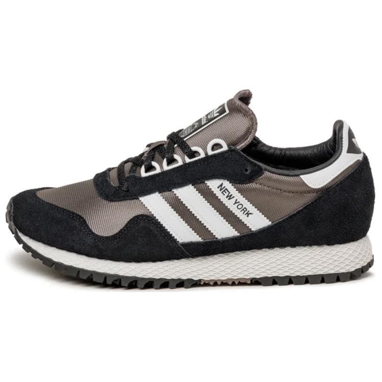Кроссовки для бега Adidas Originals New York Кожа Низкие Кроссовки для Бега Унисекс Черные - изображение 1