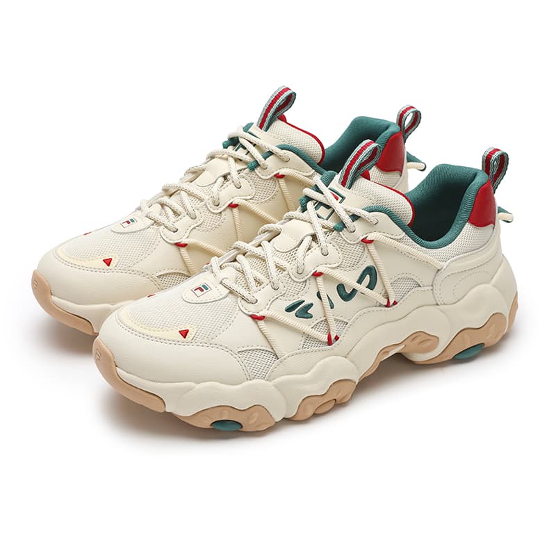 Кроссовки FILA FLUID 6 Кошачья лапа Низкий топ Повседневная обувь Мужская Облачный белый - изображение 2