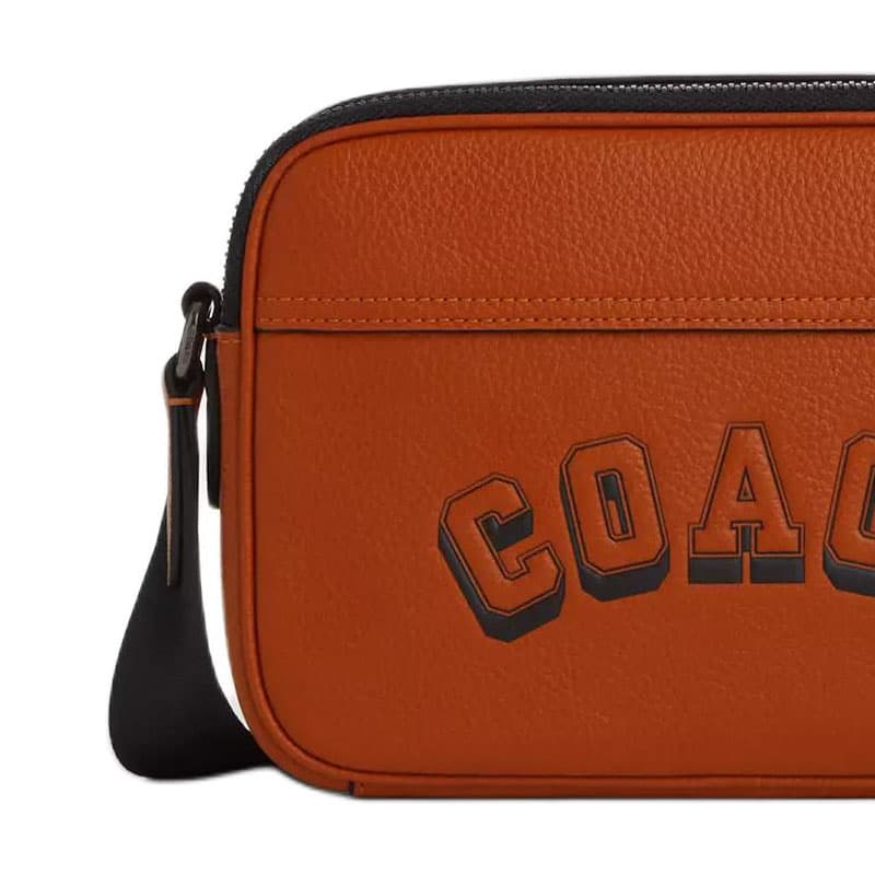 Сумка через плечо COACH Graham Коровья кожа Сумка через плечо Средняя Мужская Цвет ириски - изображение 4