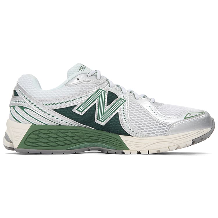 Кроссовки для бега New Balance 860 v2 Green White Silver - изображение 2