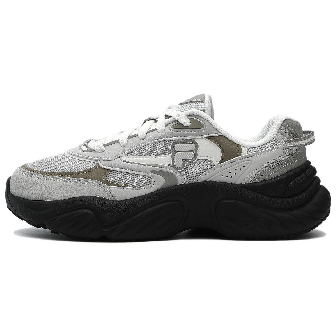 Кроссовки для бега FILA FUSION Conch II Conch Shoe Текстиль Синтетическая кожа Амортизация Износостойкие низкие беговые кроссовки - изображение 1