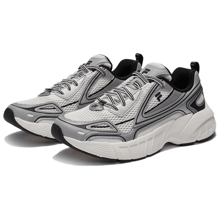 Кроссовки для бега FILA FUSION CRED Navigator Низкие Беговые Кроссовки Мужские Серебристо-Серые - изображение 3