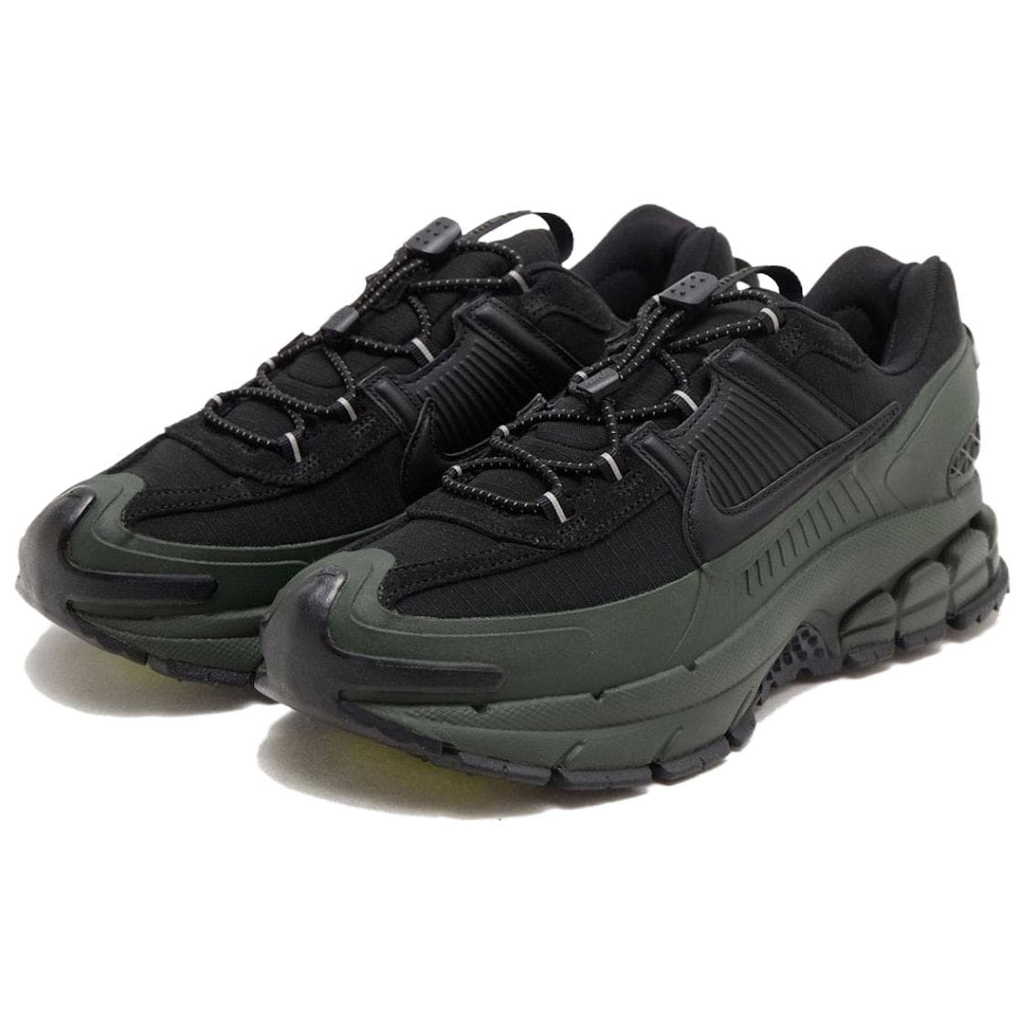 Кроссовки для бега Nike ZOOM VOMERO ROAM Синтетическая кожа кожа повседневные беговые кроссовки мужской черный зеленый - изображение 2