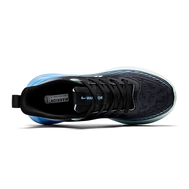 Кроссовки для бега WARRIOR Low Топ Бег на длинные дистанции Обувь Мужской Чёрно-синий - изображение 3